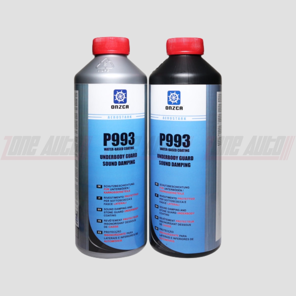 Vật liệu phủ bề mặt không chịu nhiệt cho sàn xe Onzca P993, loại 1kg/chai, màu đen, hiệu Onzca image